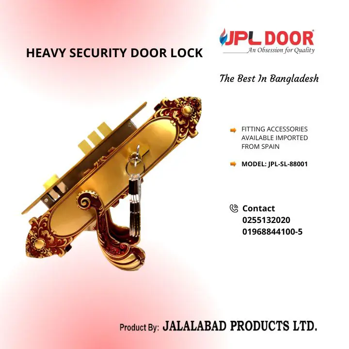Heavy Security Door Lock | JPL-SL-88001 - Image 2